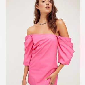 NEW Free People X Mare Mare Carlie Off Shoulder Tunic Mini Dress